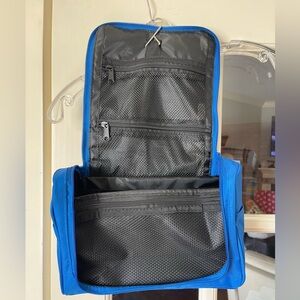 Blue and Black Ditty Makeup Grooming Bag NEW!